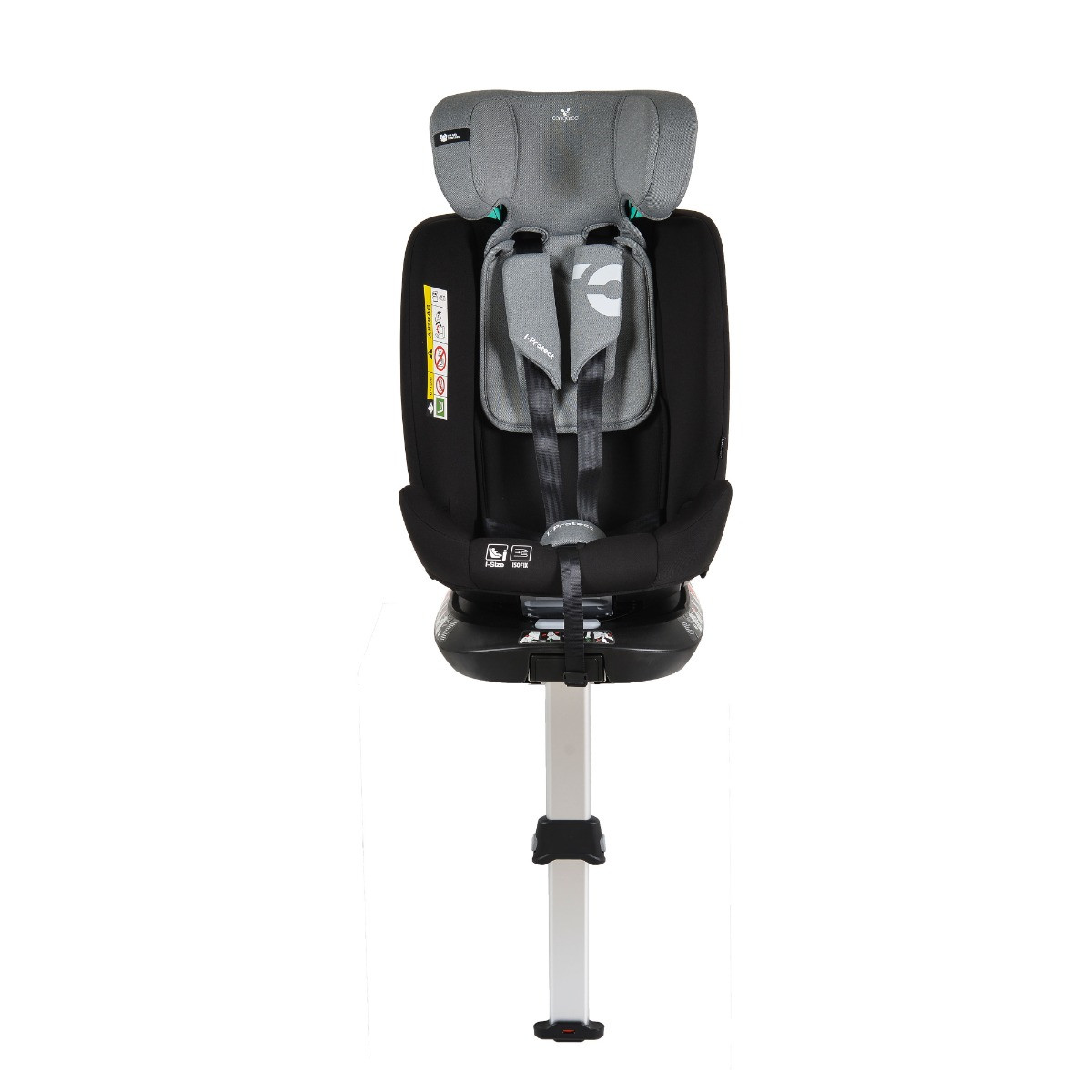 Cangaroo i-Protect Steel Grey 40-150 cm 360° i-Size Autostoel