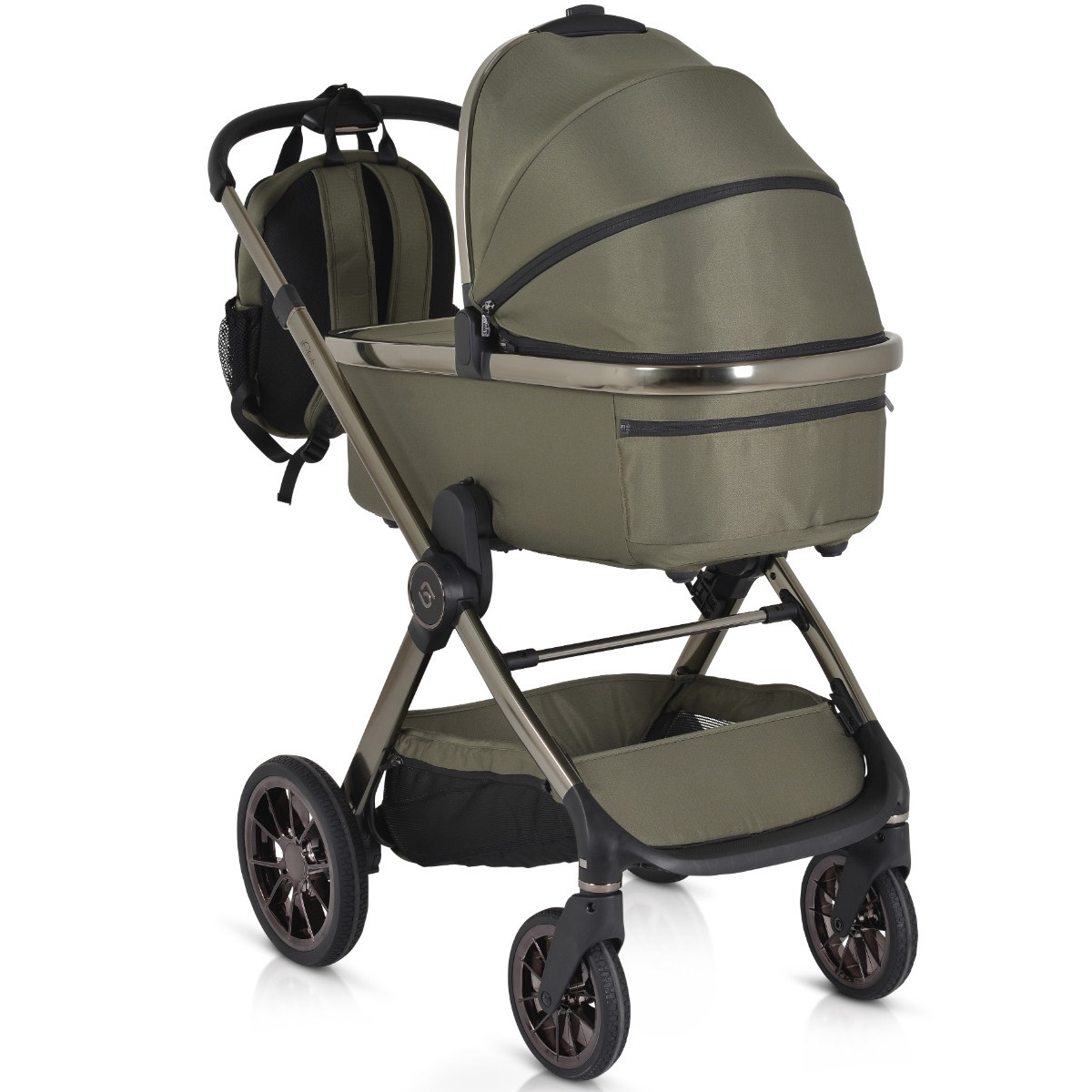 Cangaroo iClick Green 3-in-1 Kinderwagen Incl. Autostoel