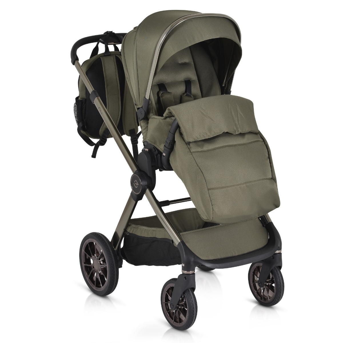 Cangaroo iClick Green 3-in-1 Kinderwagen Incl. Autostoel