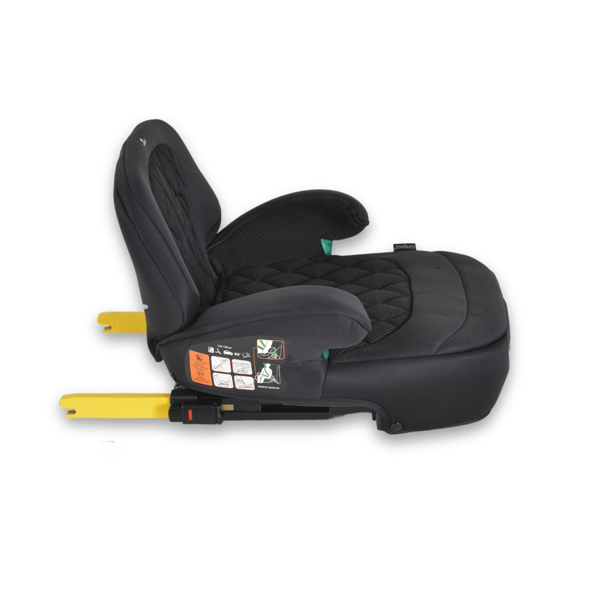 Cangaroo Jax Black Isofix 125-150 cm i-Size Booster