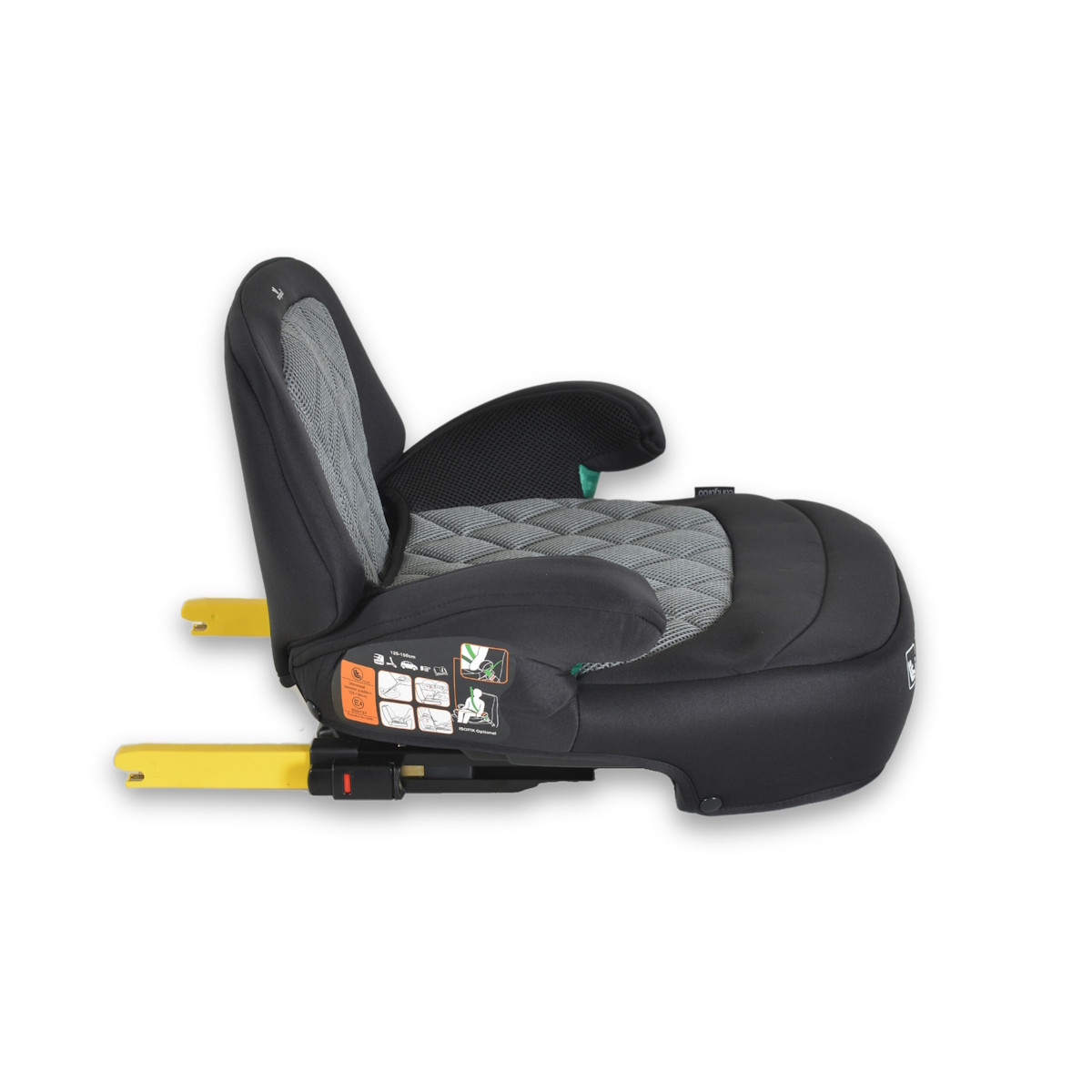 Cangaroo Jax Grey Isofix 125-150 cm i-Size Booster