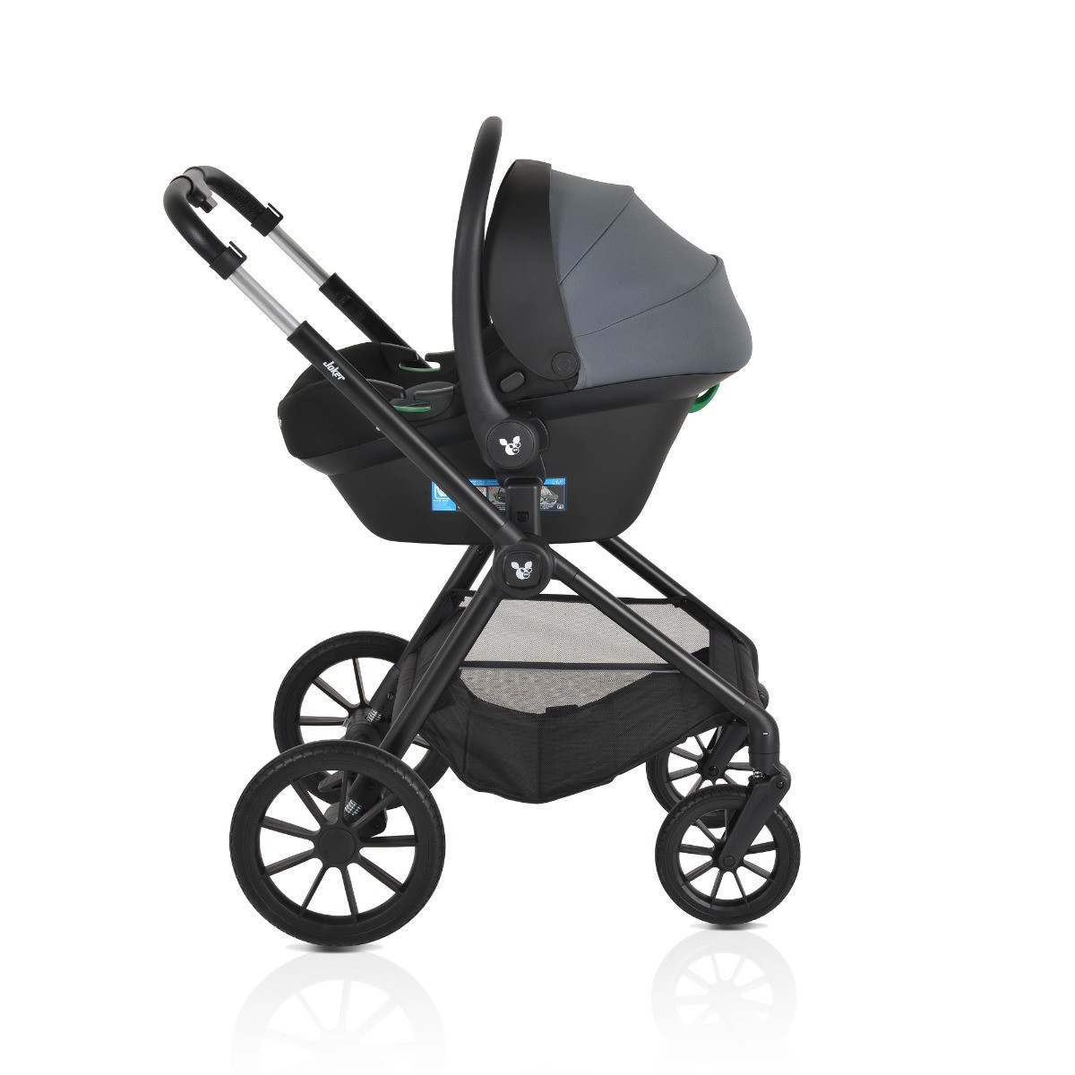 Cangaroo Joker Mineral Grey 3-in-1 Kinderwagen incl. Autostoel