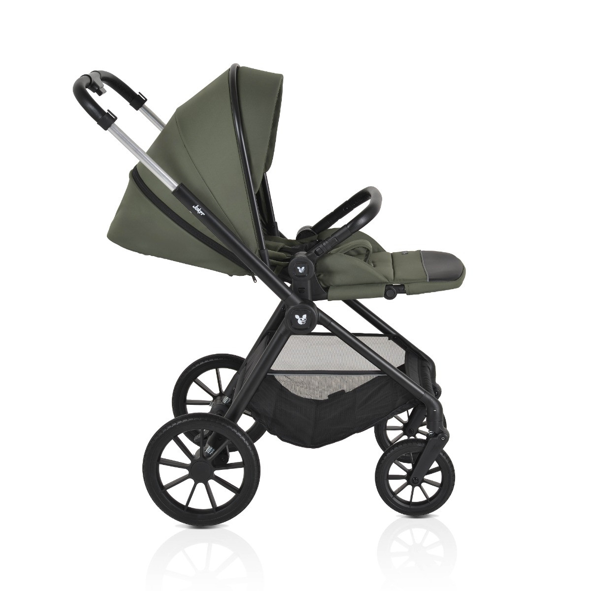 Cangaroo Joker Olive Green 3-in-1 Kinderwagen incl. Autostoel