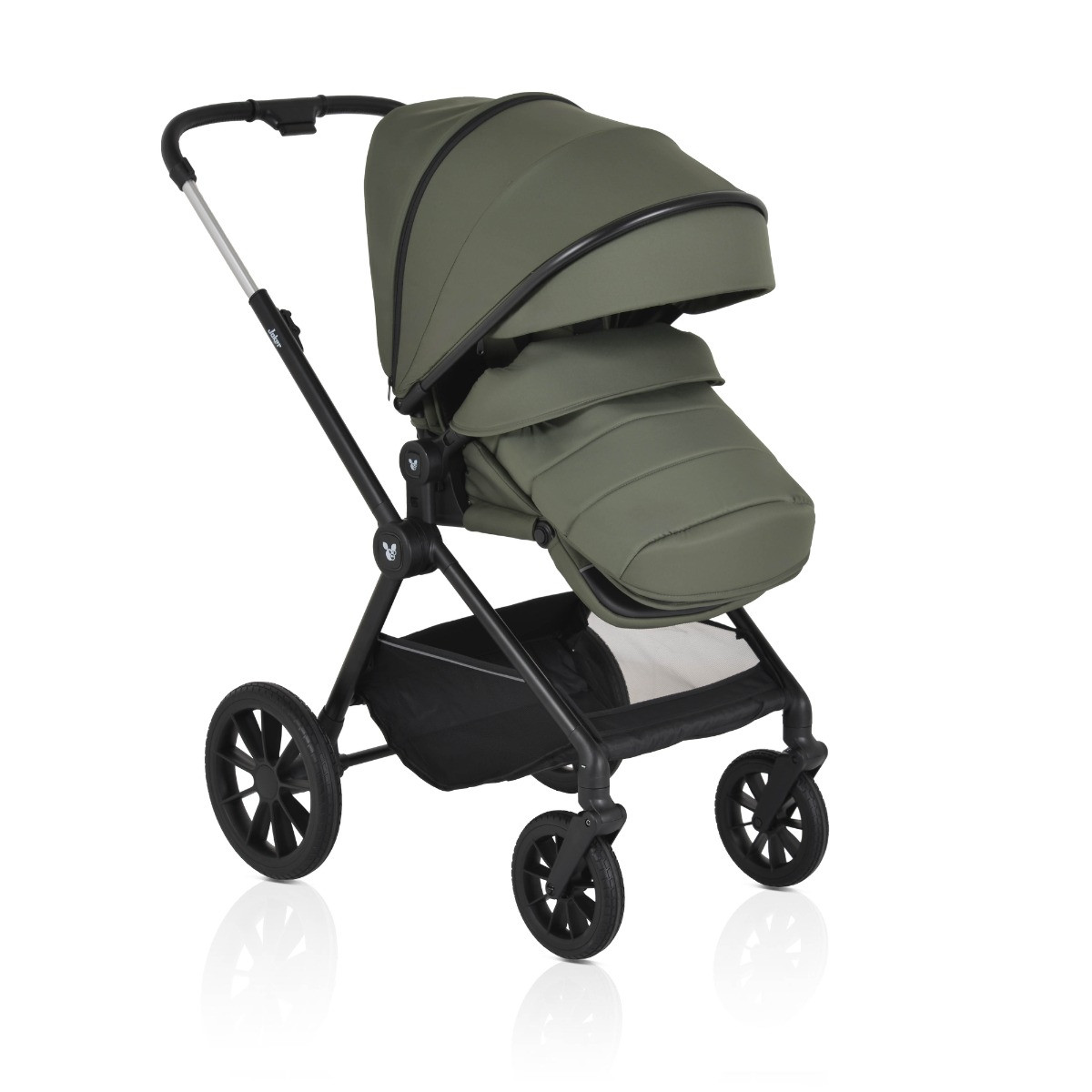 Cangaroo Joker Olive Green 3-in-1 Kinderwagen incl. Autostoel