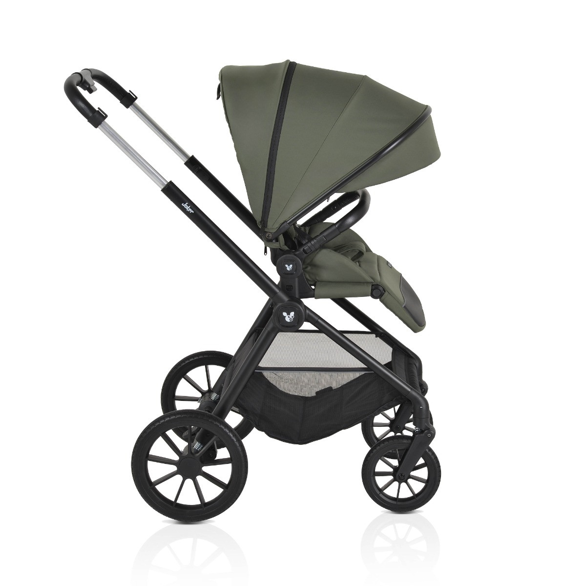Cangaroo Joker Olive Green 3-in-1 Kinderwagen incl. Autostoel