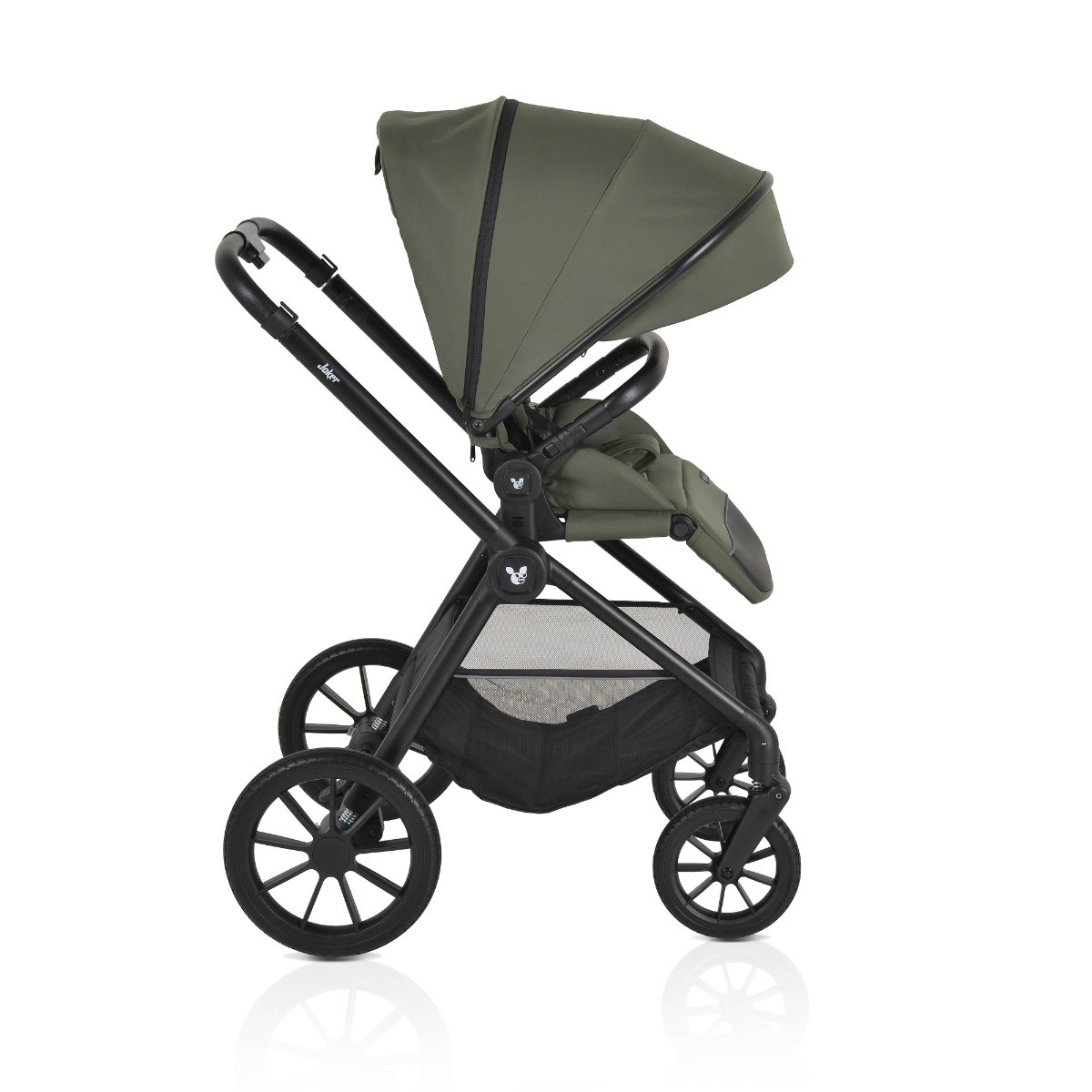 Cangaroo Joker Olive Green 3-in-1 Kinderwagen incl. Autostoel