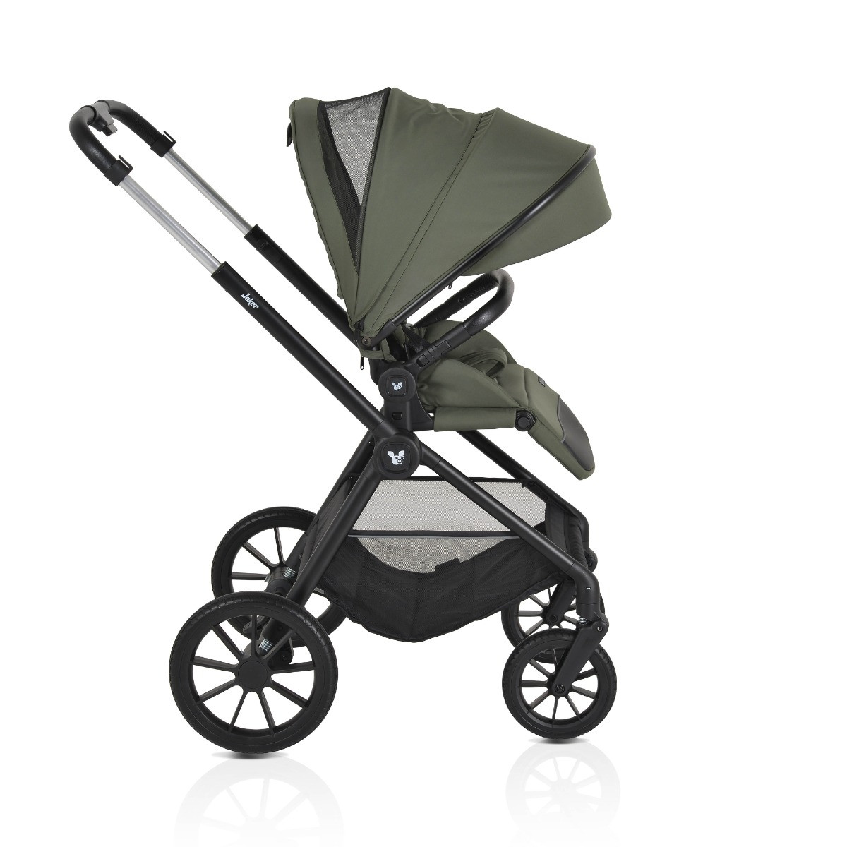 Cangaroo Joker Olive Green 3-in-1 Kinderwagen incl. Autostoel