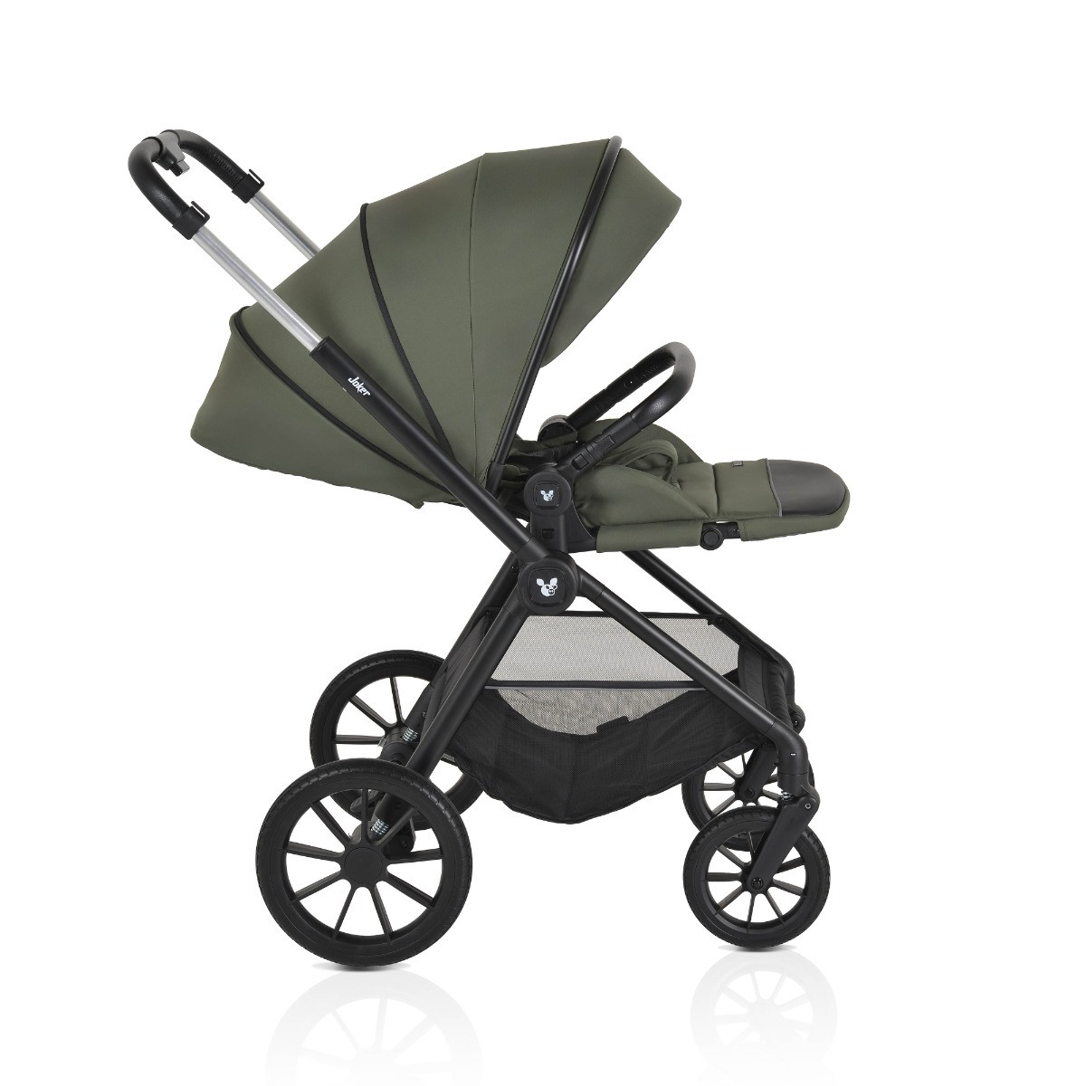 Cangaroo Joker Olive Green 3-in-1 Kinderwagen incl. Autostoel