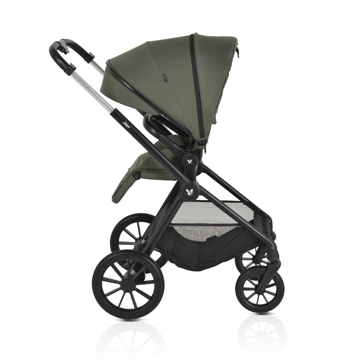 Cangaroo Joker Olive Green 3-in-1 Kinderwagen incl. Autostoel