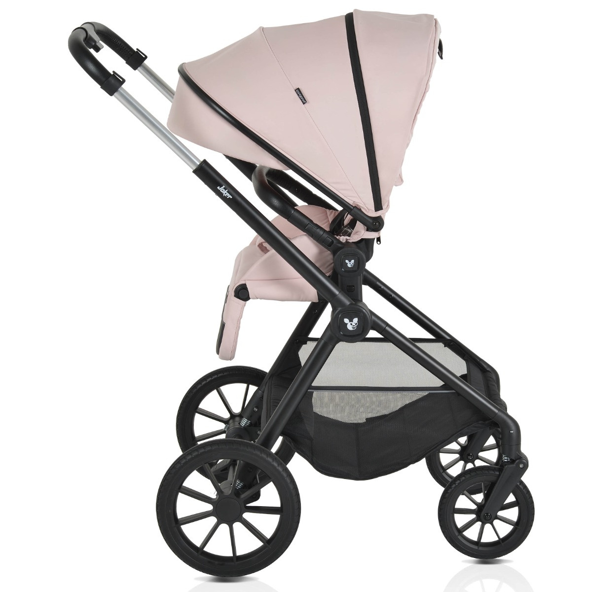 Cangaroo Joker Rose Cloud 3-in-1 Kinderwagen incl. Autostoel