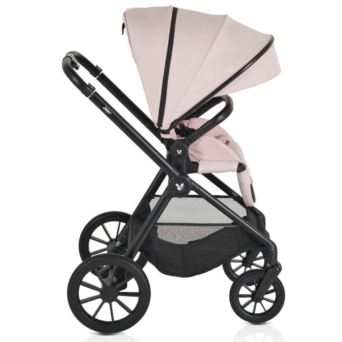 Cangaroo Joker Rose Cloud 3-in-1 Kinderwagen incl. Autostoel
