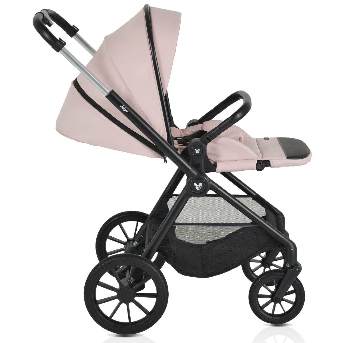 Cangaroo Joker Rose Cloud 3-in-1 Kinderwagen incl. Autostoel