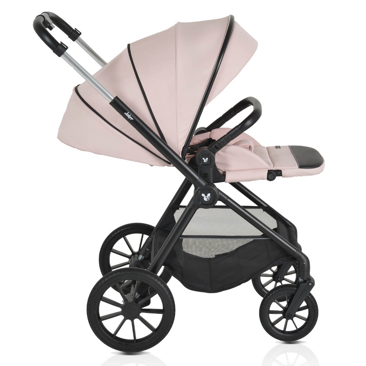 Cangaroo Joker Rose Cloud 3-in-1 Kinderwagen incl. Autostoel