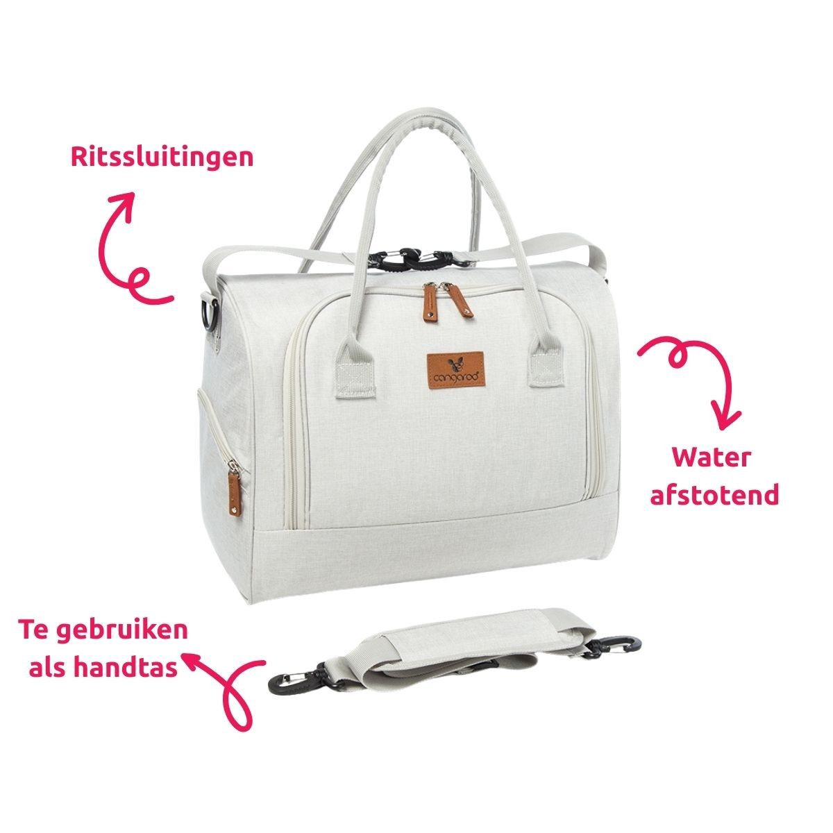 Cangaroo Jossie Beige Luiertas