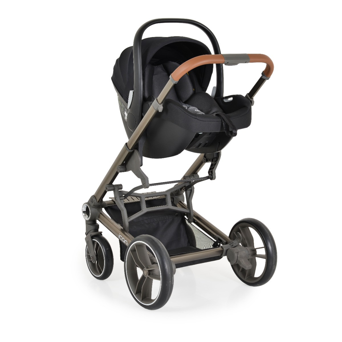 Cangaroo Macan Black 3-in-1 Kinderwagen Incl. i-Size Autostoel