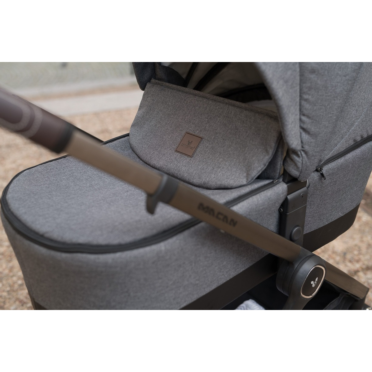 Cangaroo Macan Black 3-in-1 Kinderwagen Incl. i-Size Autostoel