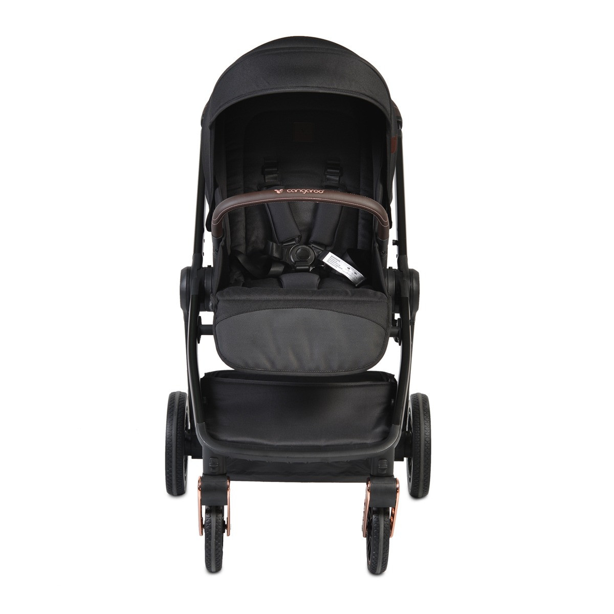 Cangaroo Macan Black 3-in-1 Kinderwagen Incl. i-Size Autostoel