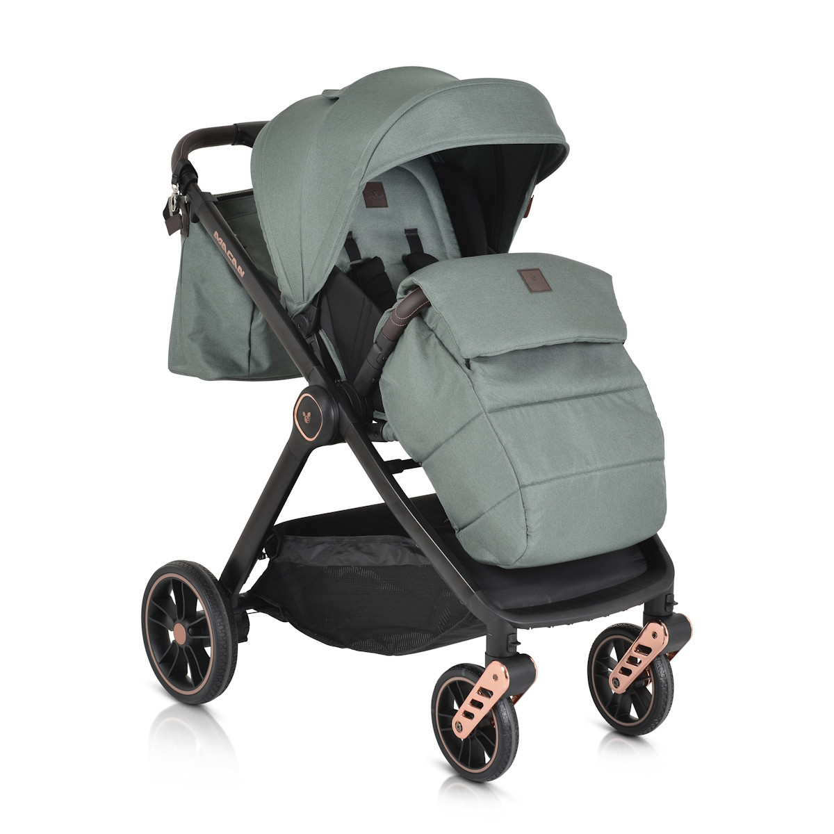 Cangaroo Macan Green 3-in-1 Kinderwagen Incl. i-Size Autostoel