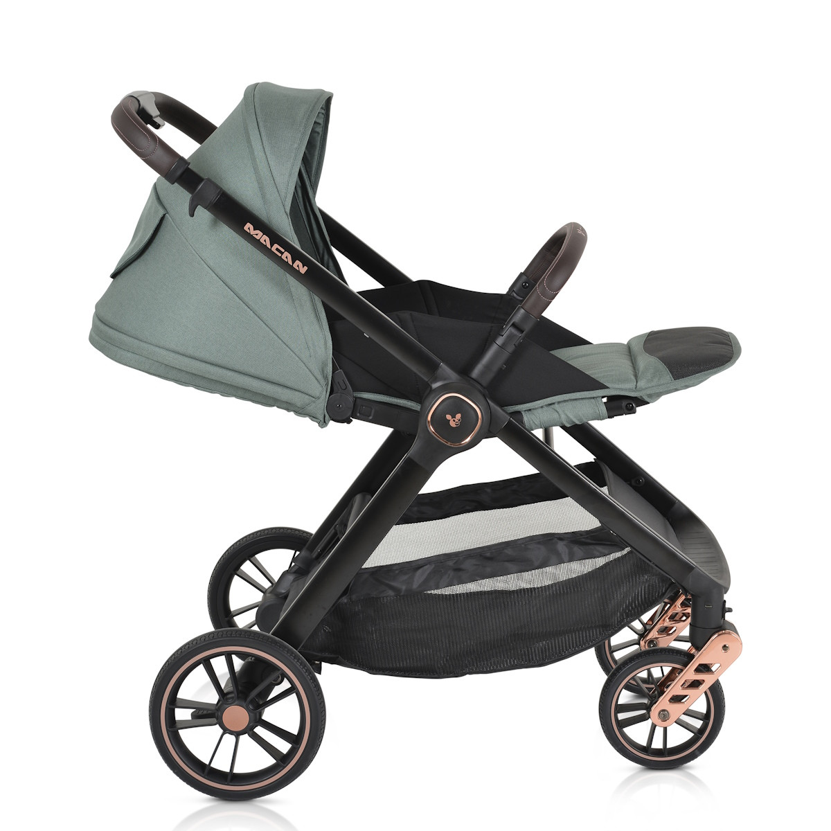 Cangaroo Macan Green 3-in-1 Kinderwagen Incl. i-Size Autostoel