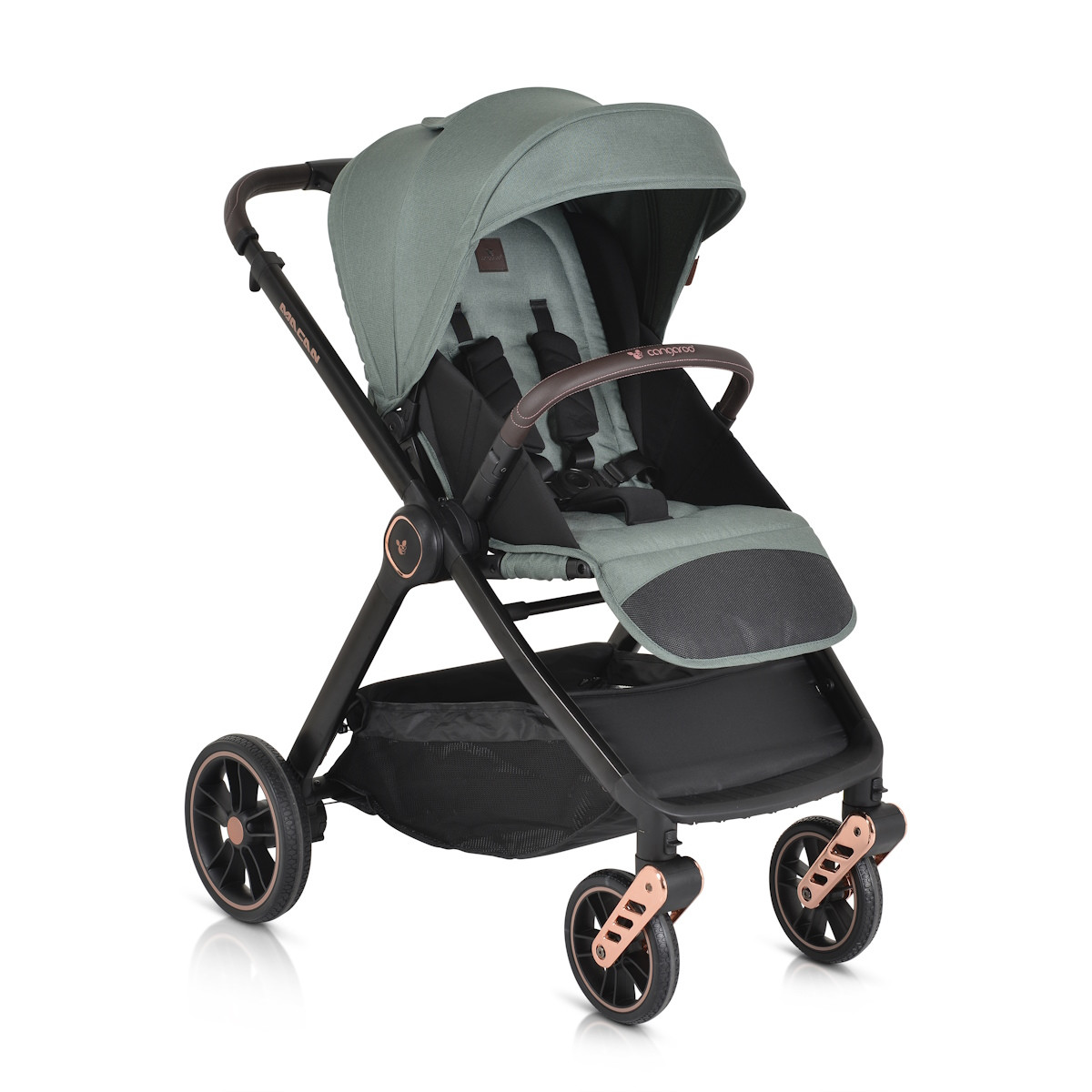 Cangaroo Macan Green 3-in-1 Kinderwagen Incl. i-Size Autostoel