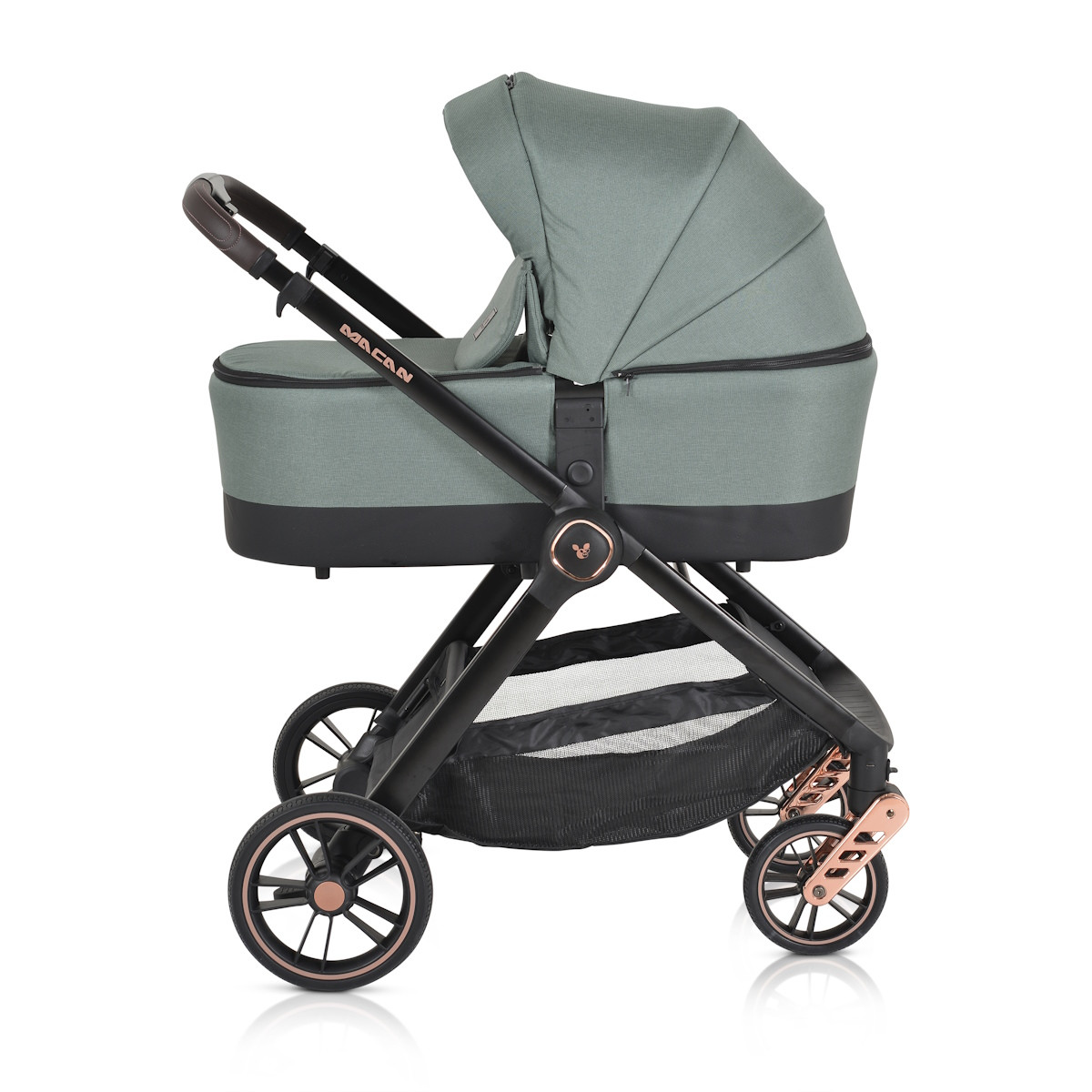 Cangaroo Macan Green 3-in-1 Kinderwagen Incl. i-Size Autostoel