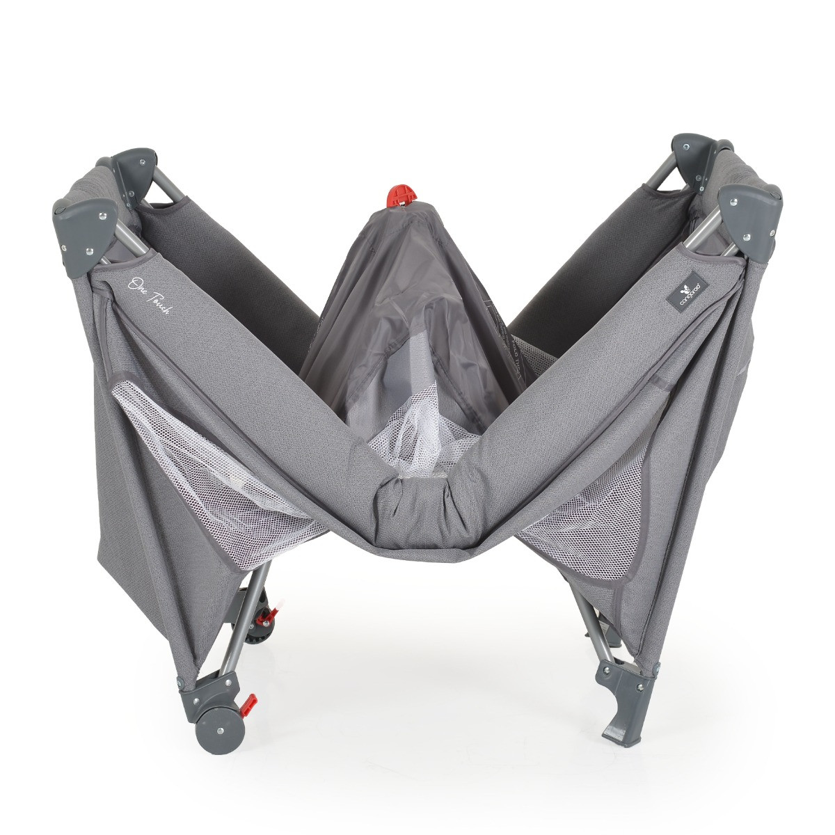 Cangaroo One Touch Dark Grey Campingbed