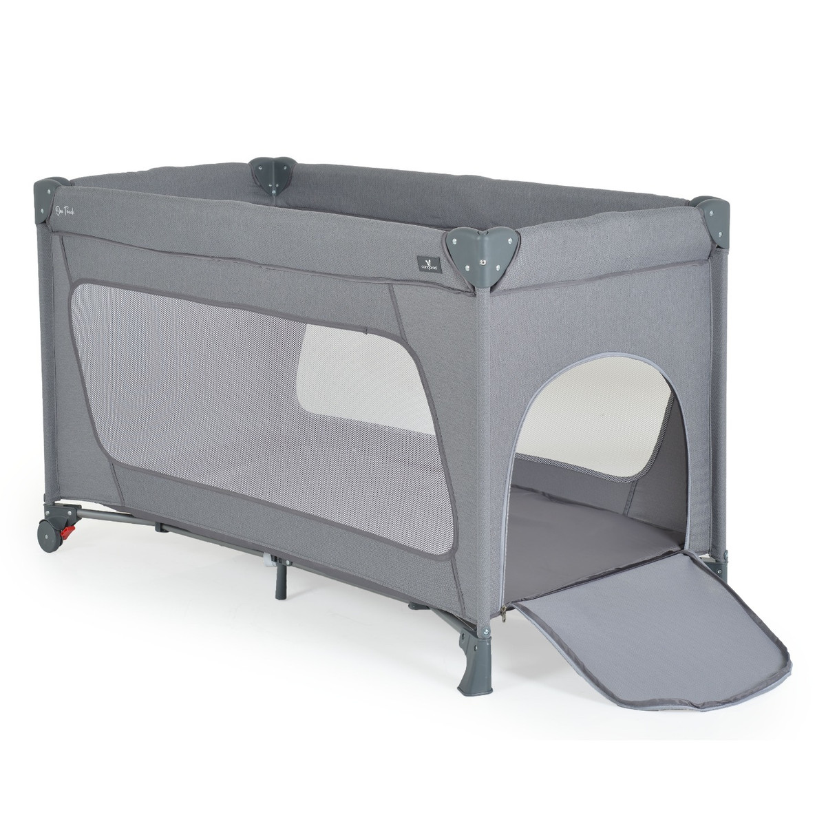 Cangaroo One Touch Dark Grey Campingbed
