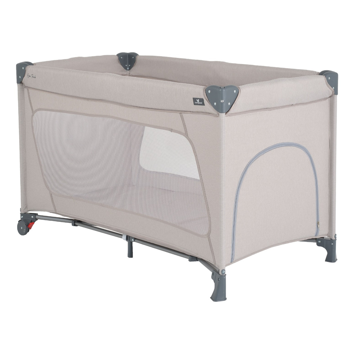 Cangaroo One Touch Light Grey Campingbed
