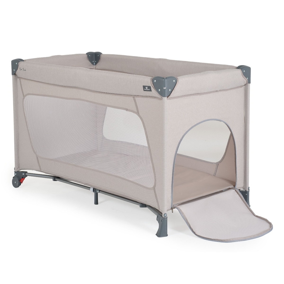 Cangaroo One Touch Light Grey Campingbed
