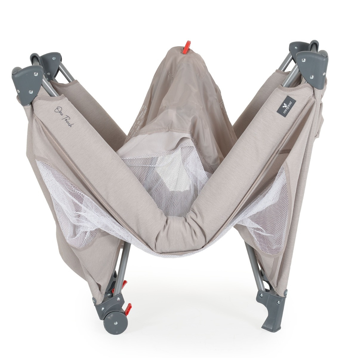 Cangaroo One Touch Light Grey Campingbed