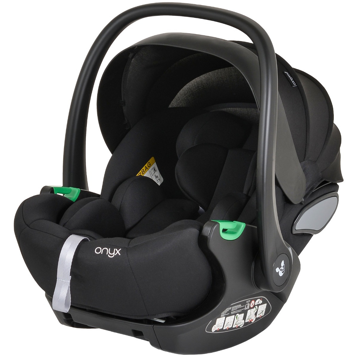 Cangaroo Onyx Black 40-87 cm i-Size Autostoel