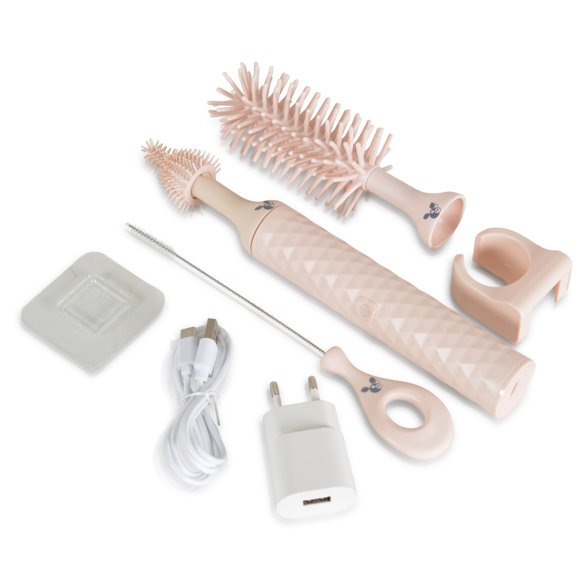 Cangaroo Pink Draadloze Elektrische 2-in-1 Flessenborstel