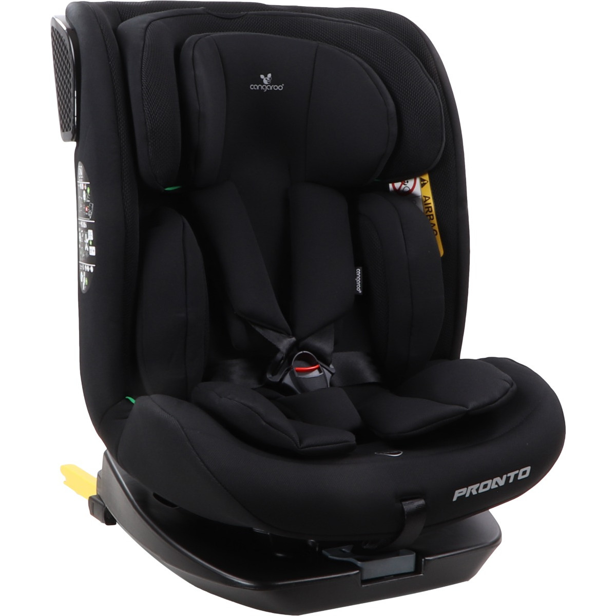 Weekendaanbieding: Cangaroo Pronto Black 40-150 cm 360° i-Size Autostoel