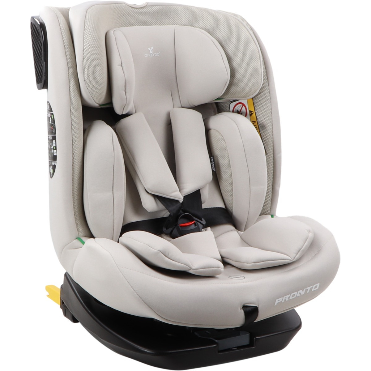 Weekendaanbieding: Cangaroo Pronto Vanilla Beige 40-150 cm 360° i-Size Autostoel