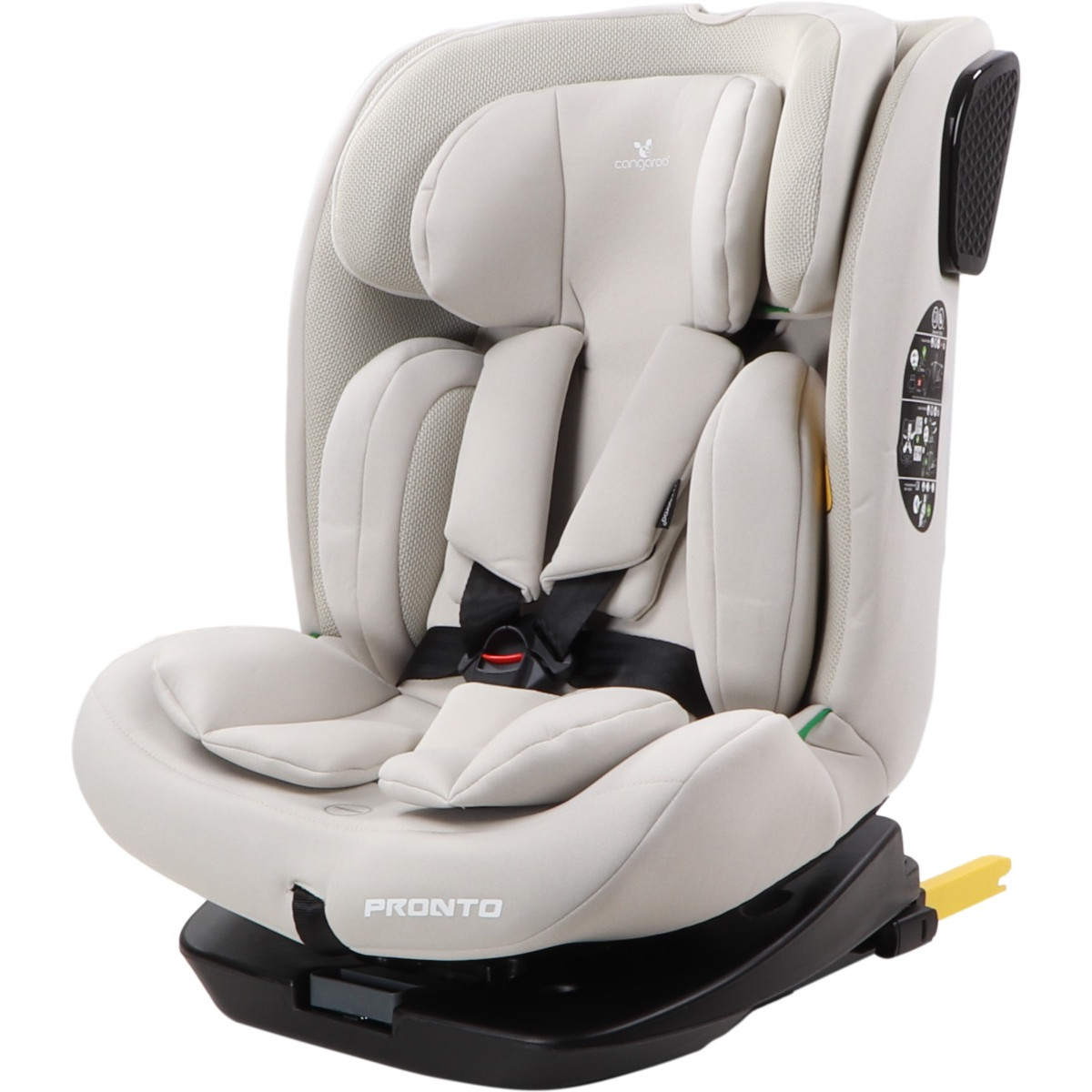 Weekendaanbieding: Cangaroo Pronto Vanilla Beige 40-150 cm 360° i-Size Autostoel