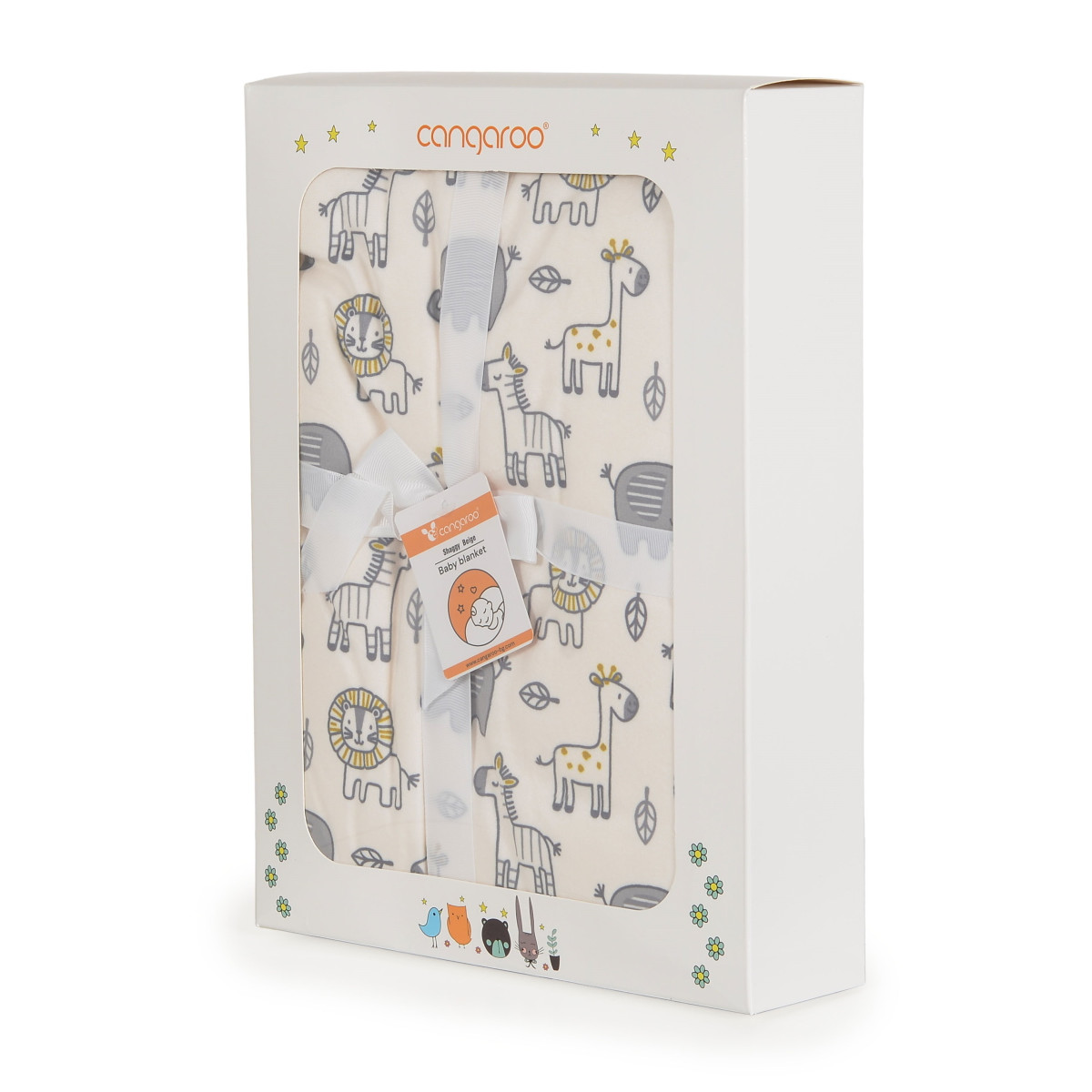 Cangaroo Shaggy Beige 75 x 105 cm Wiegdeken