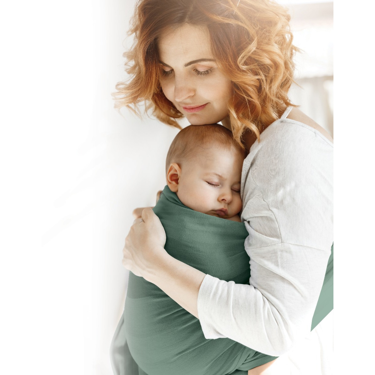 Cangaroo Sling Cherish Dark Green Draagdoek