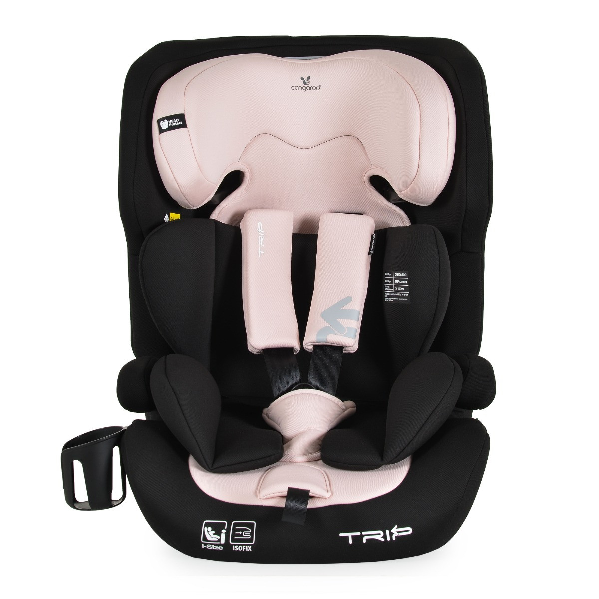 Cangaroo Trip Baby Pink 76-150 cm i-Size Autostoel