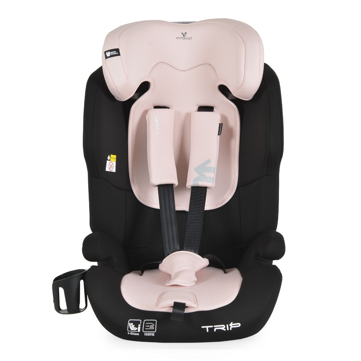 Cangaroo Trip Baby Pink 76-150 cm i-Size Autostoel