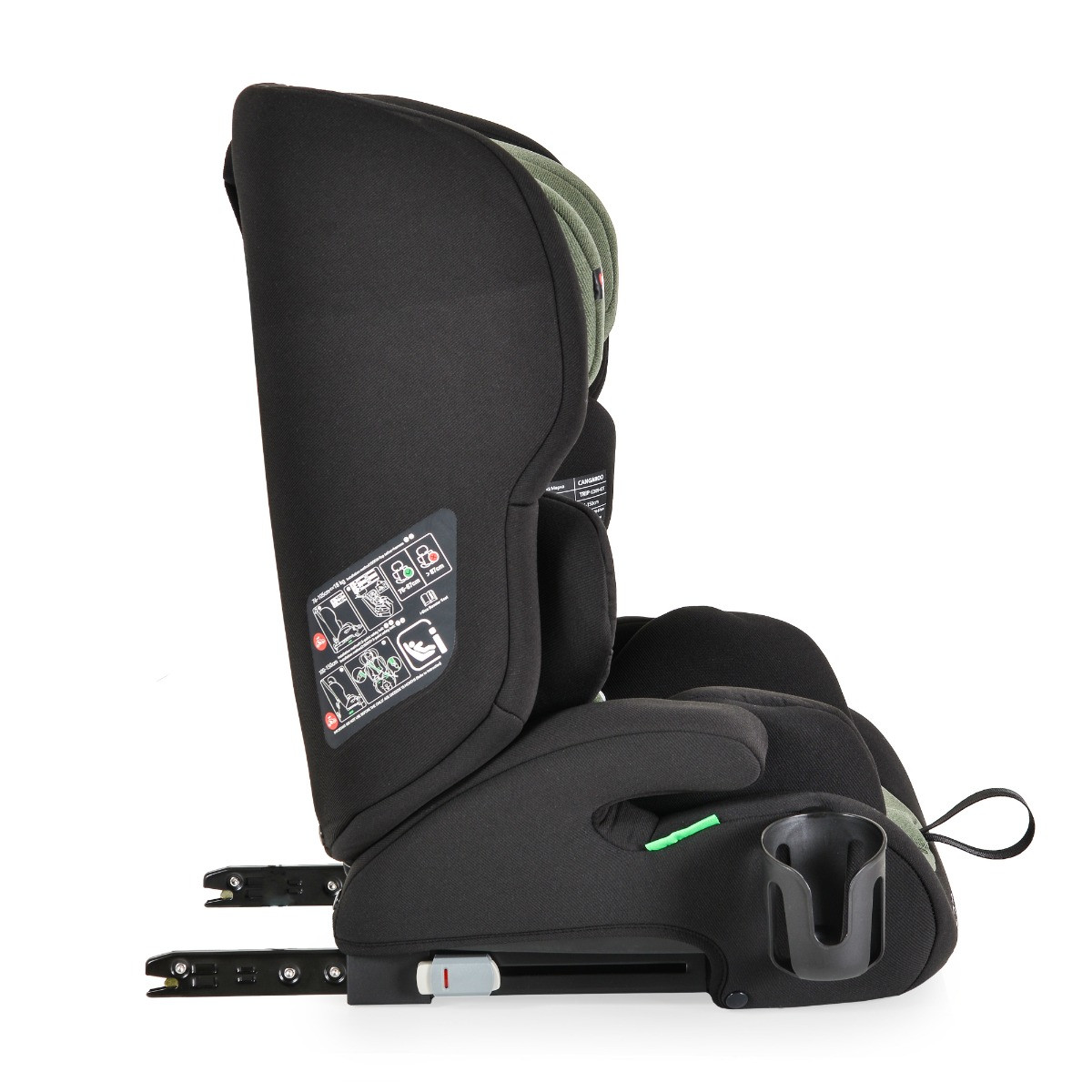 Cangaroo Trip Hunter Green 76-150 cm i-Size Autostoel