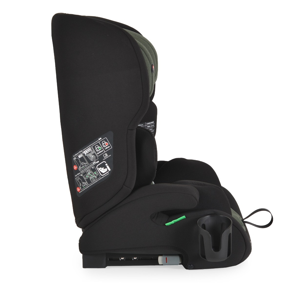 Cangaroo Trip Hunter Green 76-150 cm i-Size Autostoel