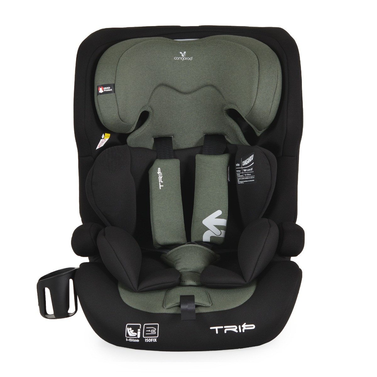 Cangaroo Trip Hunter Green 76-150 cm i-Size Autostoel