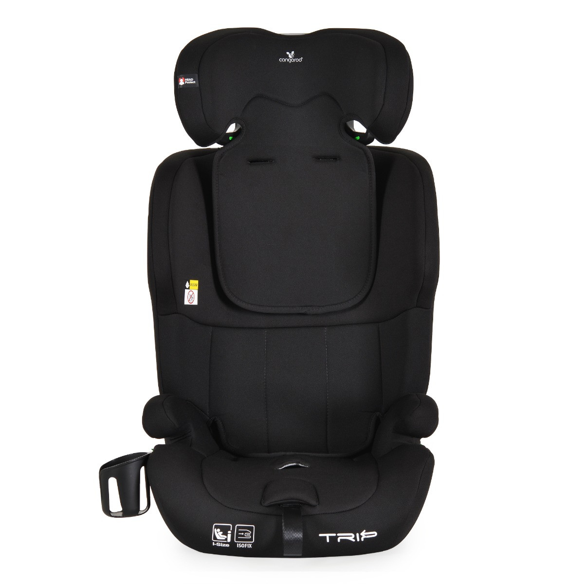 Cangaroo Trip Midnight Black 76-150 cm i-Size Autostoel
