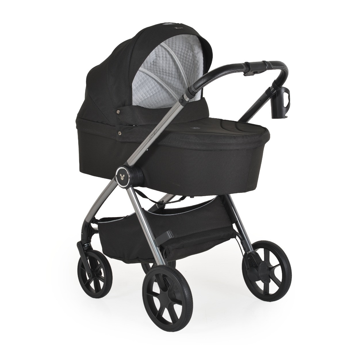 Cangaroo Unique Carbon Black 3-in-1 Kinderwagen incl. i-Size Autostoel