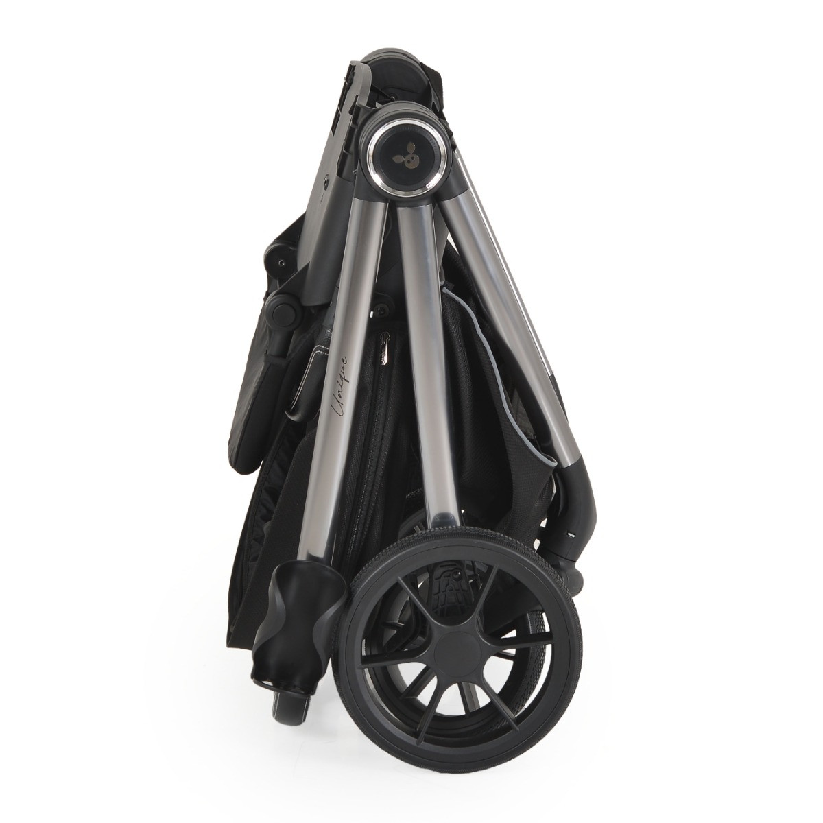 Cangaroo Unique Carbon Black 3-in-1 Kinderwagen incl. i-Size Autostoel