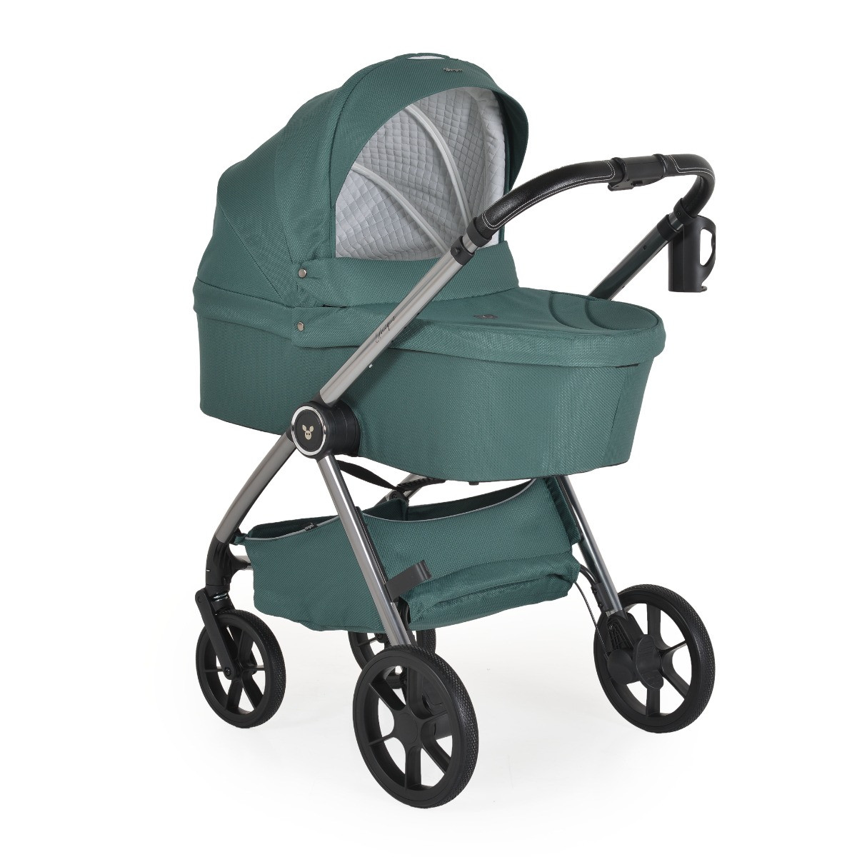 Cangaroo Unique Pine Green 3-in-1 Kinderwagen incl. i-Size Autostoel