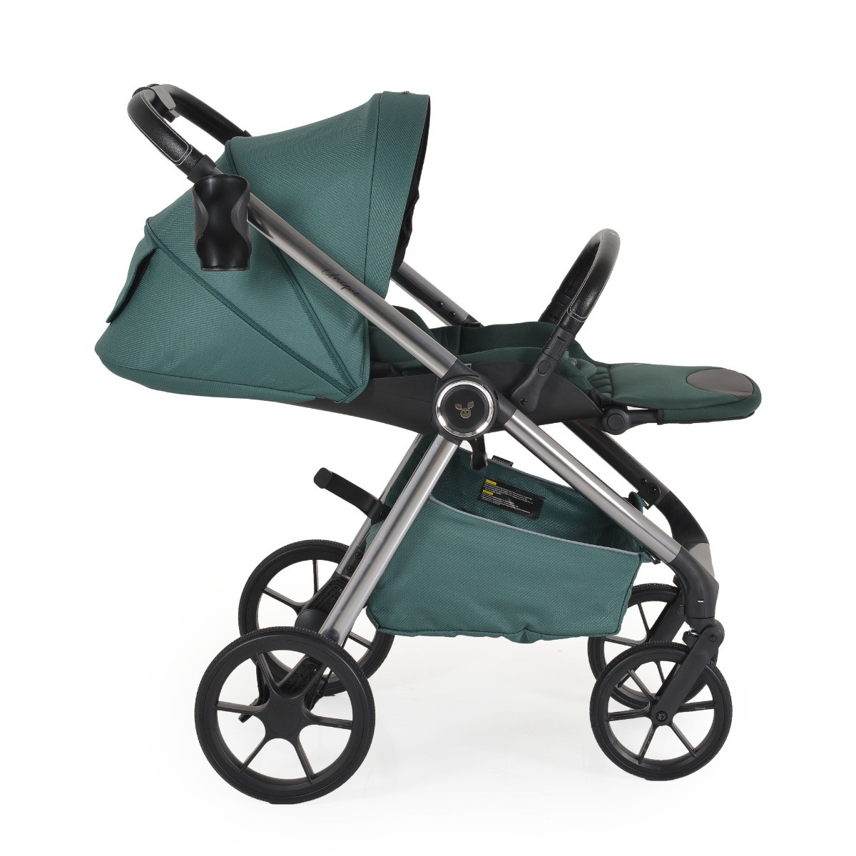 Cangaroo Unique Pine Green 3-in-1 Kinderwagen incl. i-Size Autostoel