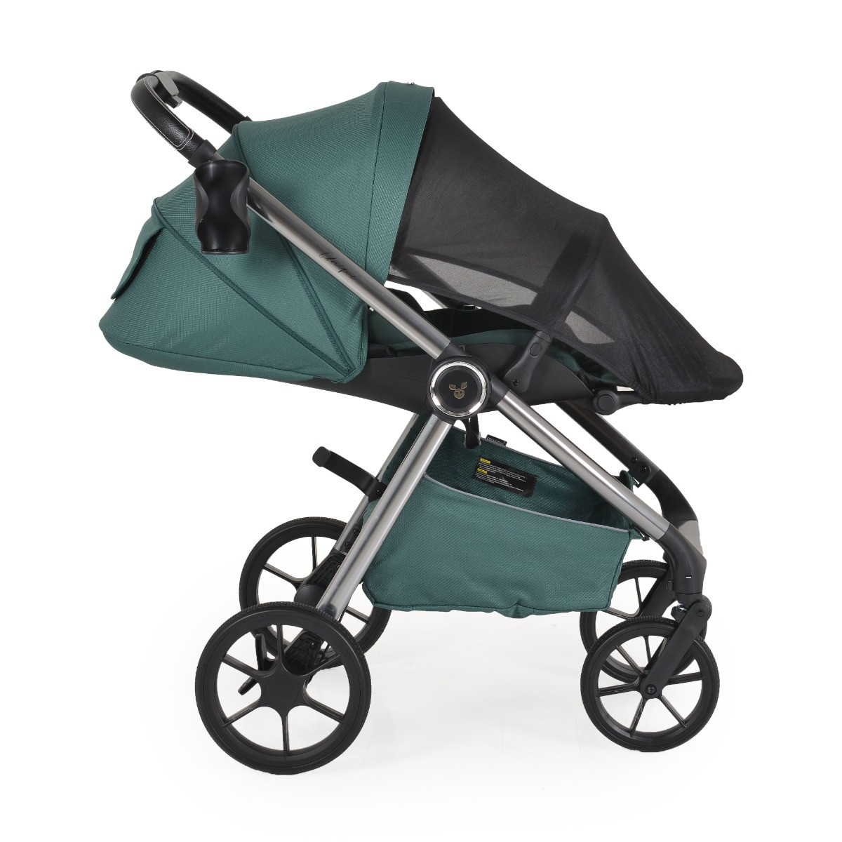 Cangaroo Unique Pine Green 3-in-1 Kinderwagen incl. i-Size Autostoel