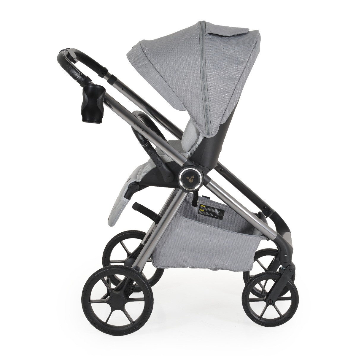 Cangaroo Unique Silver Cloud 3-in-1 Kinderwagen incl. i-Size Autostoel