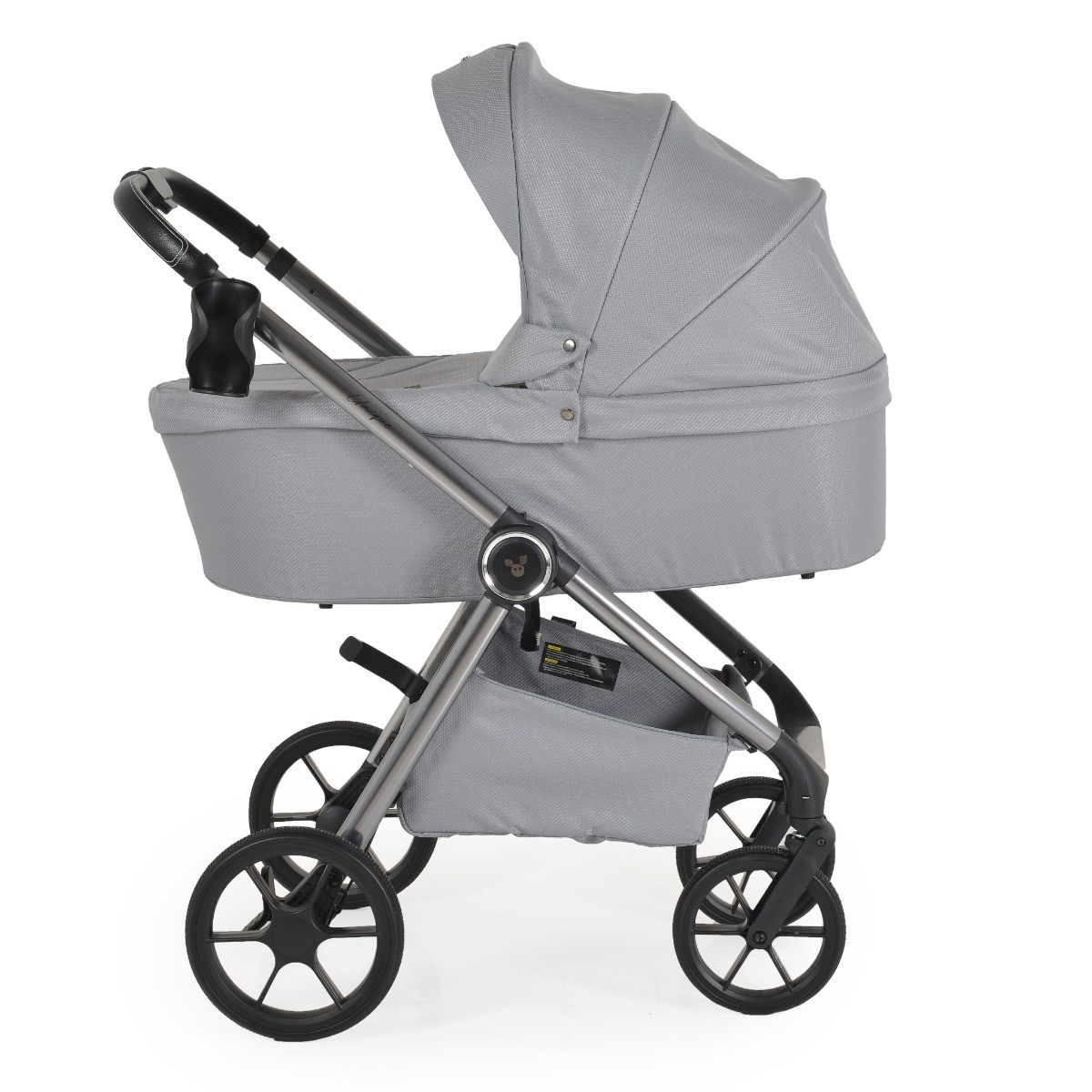 Cangaroo Unique Silver Cloud 3-in-1 Kinderwagen incl. i-Size Autostoel